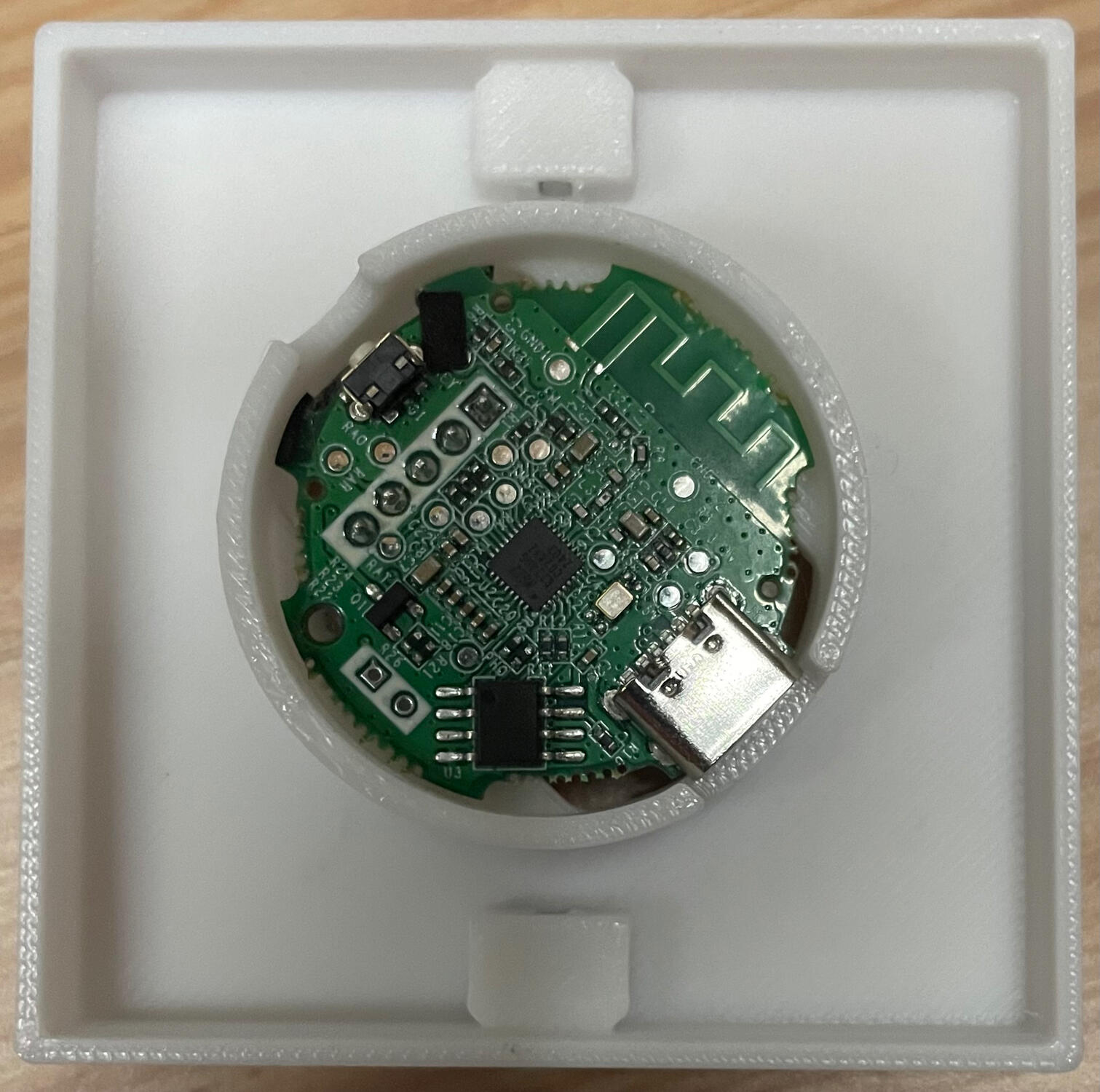 The back of the frontplate.